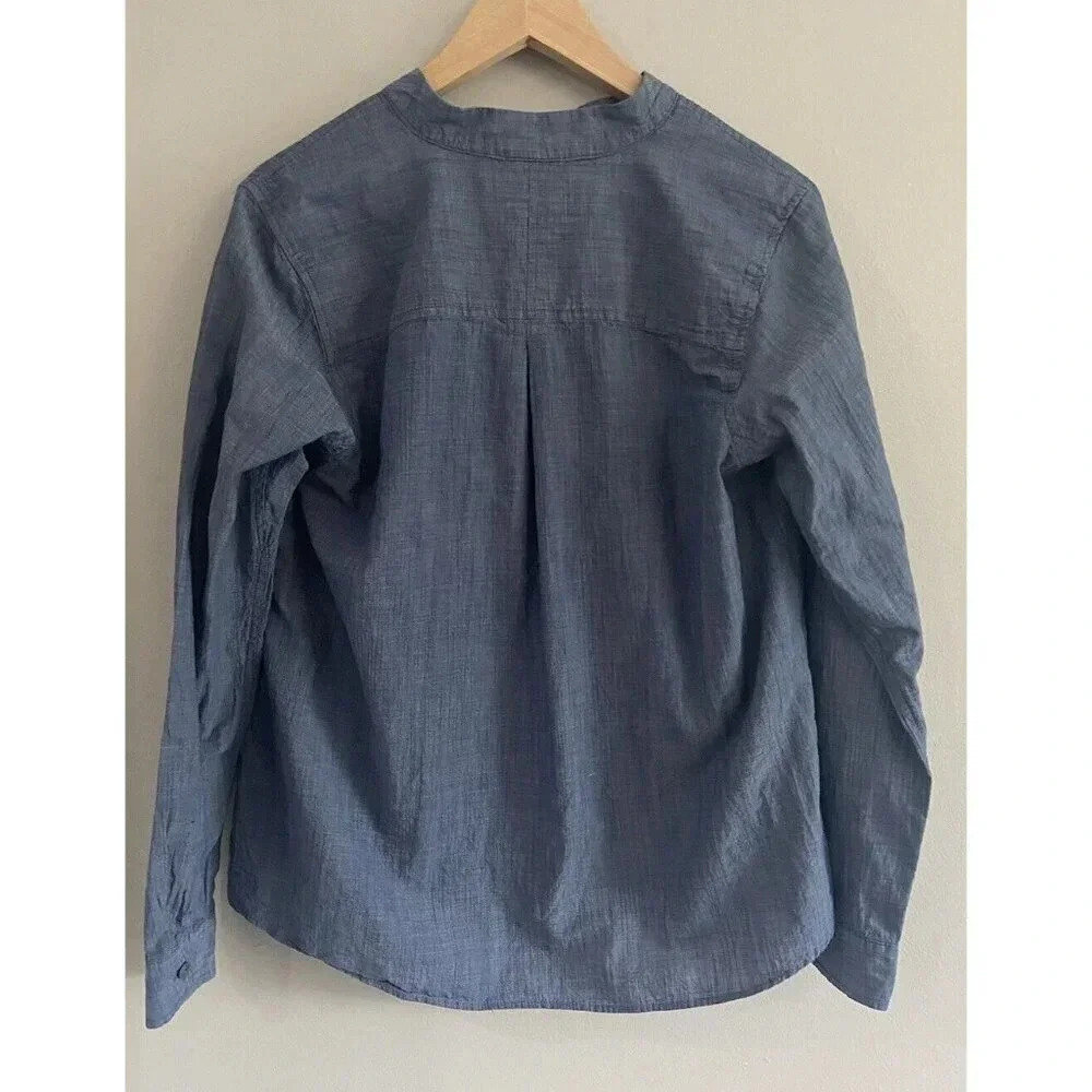 Mountain Hard Wear Shirt Pullover Pocket Blue Medium M - Picture 3 of 4